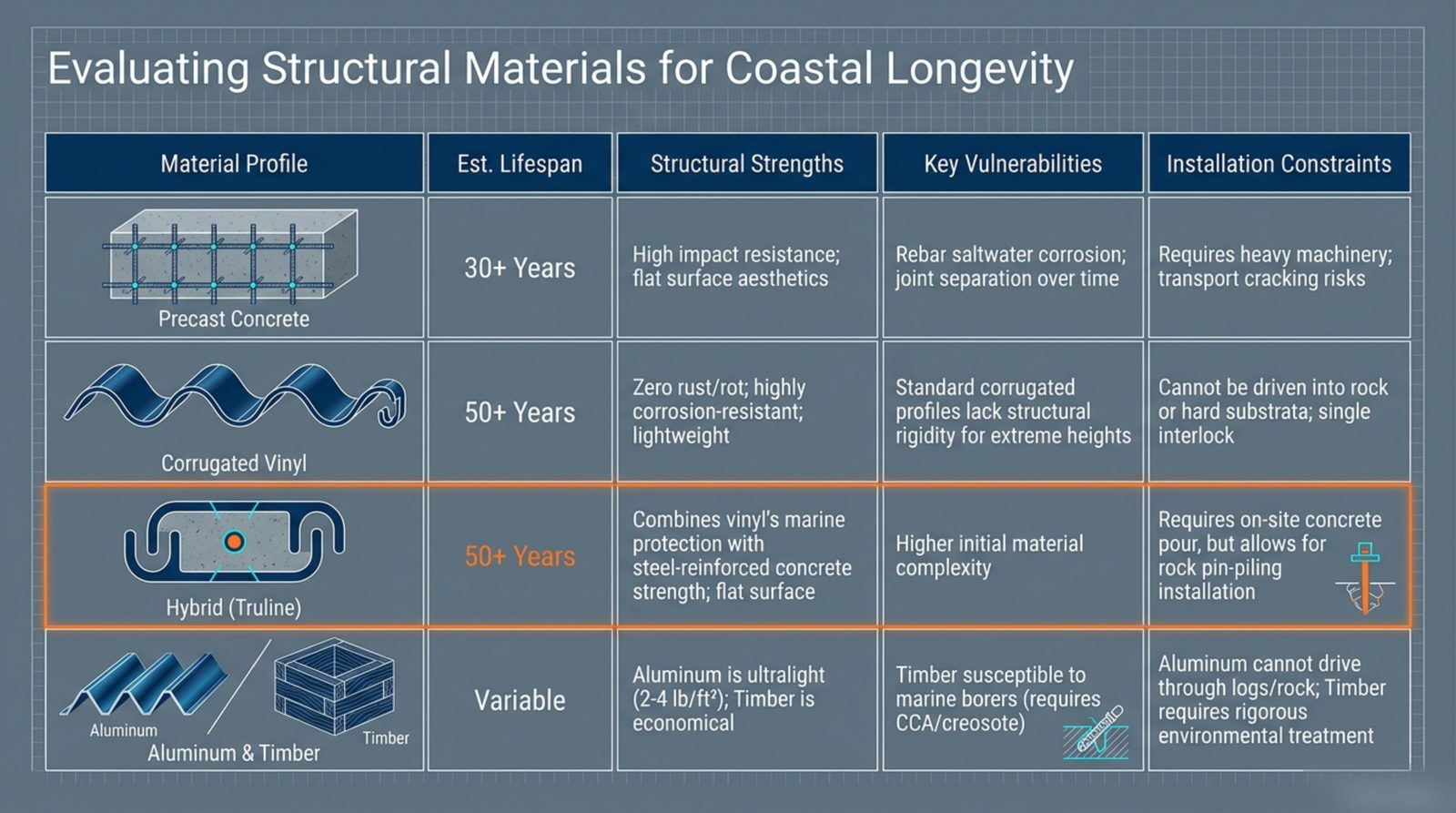 Material longevity: what 30- and 50-year service lives mean in practice